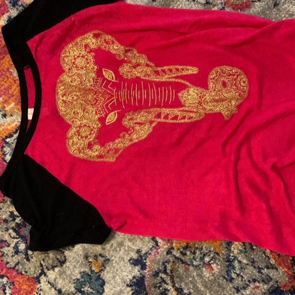 Glittery shirt! No boundaries.